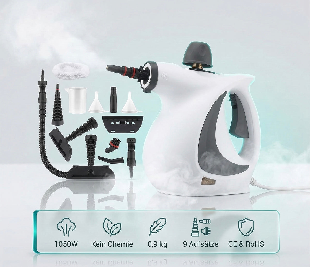 10 in 1 — Ein Gerät, jede Oberfläche